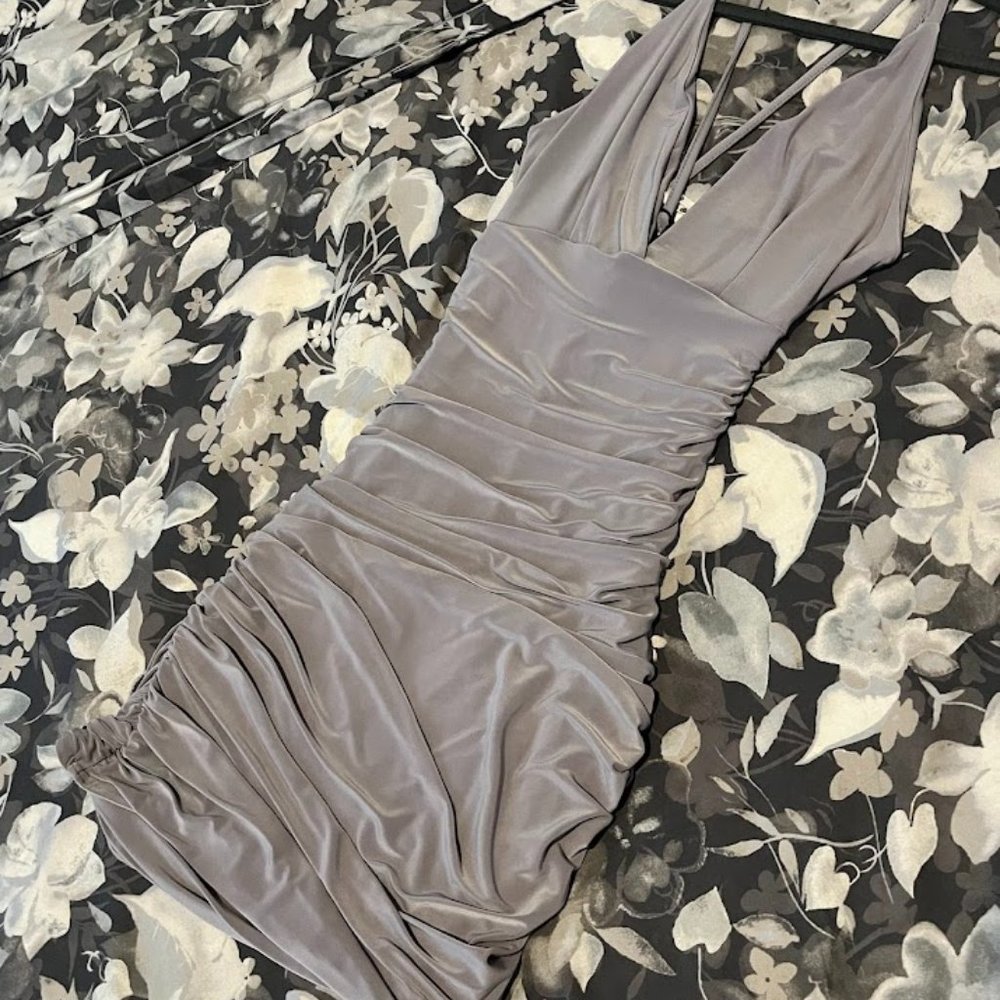 Grey MISSGUIDED club/ party dress - size 0 - NEW